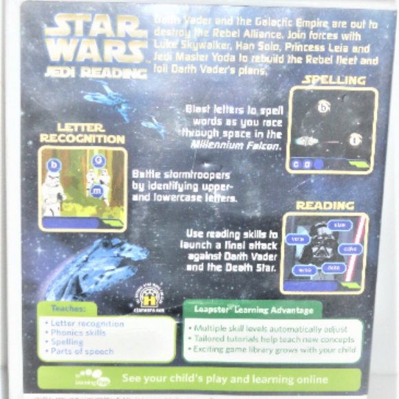 9X Leap Frog LEAPSTER Learning Game Toy Story 3 Animal Rescue Star Wars - Picture 4 of 9